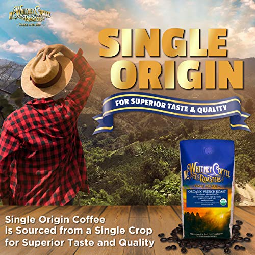 Mt. Whitney Organic French Roast, Dark Roast, Low Acid Coffee (Ground, 2 Lb)