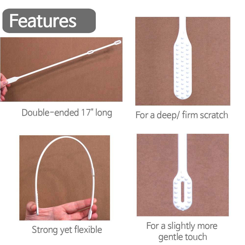 Cast Scratcher and Cleaner/Sanitizer Gifts for itching and Cleansing cast Covered arms and Legs (Cast Scratcher & Cleaner) (17 Inch (Pack of 1))