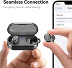 TOZO T10 Wireless Earbuds Powerful Bass Stereo Wireless Charging, APP, IPX8