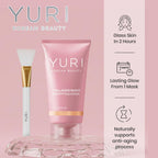 YURI BEAUTY Collagen Night Wrapping Mask, Collagen Overnight Glass Skin Peel Off Face Mask, Elasticity & Hydration Care, Restored Balance & Ongoing Renewal, All Skin Types Skincare (2.53 fl.oz)
