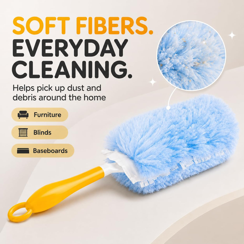 Duster Refills Compatible with Swiffer Duster Handles, 20 Count, 1 Handle