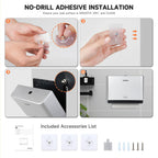 anydry 200-Sheet Paper Towel Dispenser Wall Mount (Folded Size ≤ 10 x 3.1)