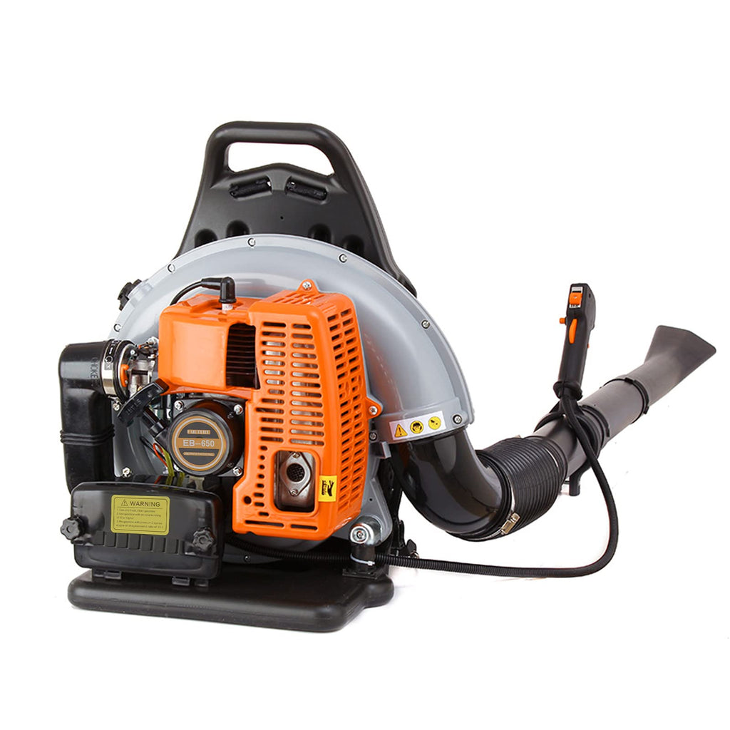 Backpack Leaf Blower 63CC 2 Stroke Backpack Gas Powered Leaf Blower with 1.8L Fuel Tank, Grass Lawn Blower Air Cooling Gasoline Grass Blower for Leaf, Sand, Gravel, Snow, Yard and Driveway