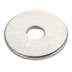 50 PCS 1/4" Stainless Flat Washers, 1" Outer Diameter, 18-8 (304) Stainless Steel Metal Washers for Screws and Bolts