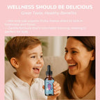 JerlyMush Zeolite Detox for Kids - 3-in-1 Formula Zeolite Drops, Vitamin D & B12, Gentle Daily Support, Natural Mixed Berry Flavor 30mL/1 Fl Oz, Sugar-Free, Gluten-Free
