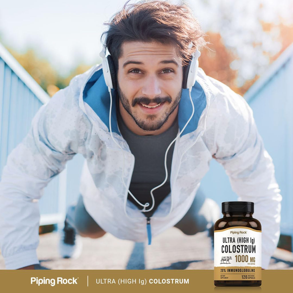 Piping Rock Colostrum Capsules 1000mg | 120 Pills