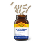 Country Life Stress Shield Nighttime – Stress & Relaxation Support Supplement – Sensoril® Ashwagandha, GABA & L-Theanine – Magnesium & Vitamin B5 – Gluten Free, Vegan – 60 Vegetarian Capsules