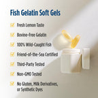 Nordic Naturals Ultimate Omega in Fish Gelatin, Lemon Flavor - 60 Soft Gels - 1280 mg Omega-3 - High-Potency Fish Oil Supplement - EPA & DHA - Promotes Brain & Heart Health - Non-GMO - 30 Servings