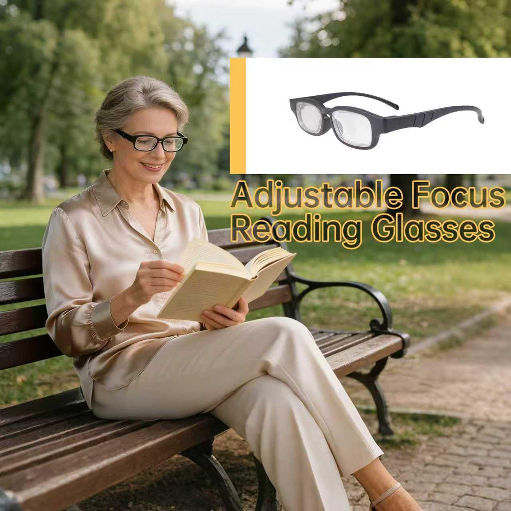 PUDOEN Flex Focal Adjustable Glasses Dial Vision Reading Glasses 0D to 350D Zoom Eyeglasses Men and Women (1)