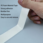 3M Double Sided Tape 1in x 16.5ft, Mounting Tape Heavy Duty, Removeable PE Foam Tape Strips, Strong Adhesive Tape Waterproof Free Damage for Paint Wall Picture Hanging Poster