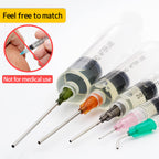 Glue Applicator Syringe with Blunt Tip Needle for Liquid, Ink, Oil, Perfume
