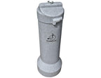 Outdoor Cigarette Receptacle – Heavy-Duty Ashtray, Commercial-Grade, 100% Aluminum Lined, Rotomolded Poly Construction, Smoke Butler Outdoor Cigarette Disposal Unit (Charcoal)