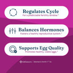 LifeSeasons Fertili-T 2X Powder – Myo & D-Chiro Inositol (40:1) Ovarian Support Supplement – Unflavored Daily Drink Mix with Methylated Folate & Vitamin D – Hormone Balance & Fertility Boost - 64.4g