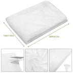 39 x 10 Ft Mosquito Netting for Patio, White Mosquito Net for Garden