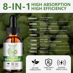 2 Packs 5000mg Citrus Bergamot Liquid Drops-2X Absorption- Cholesterol Lowering Supplement w Soursop, Red Yeast Rice, Olive Leaf, Hight Cholesterol -Soursop Bitters Liquid-Heart & Immune Support