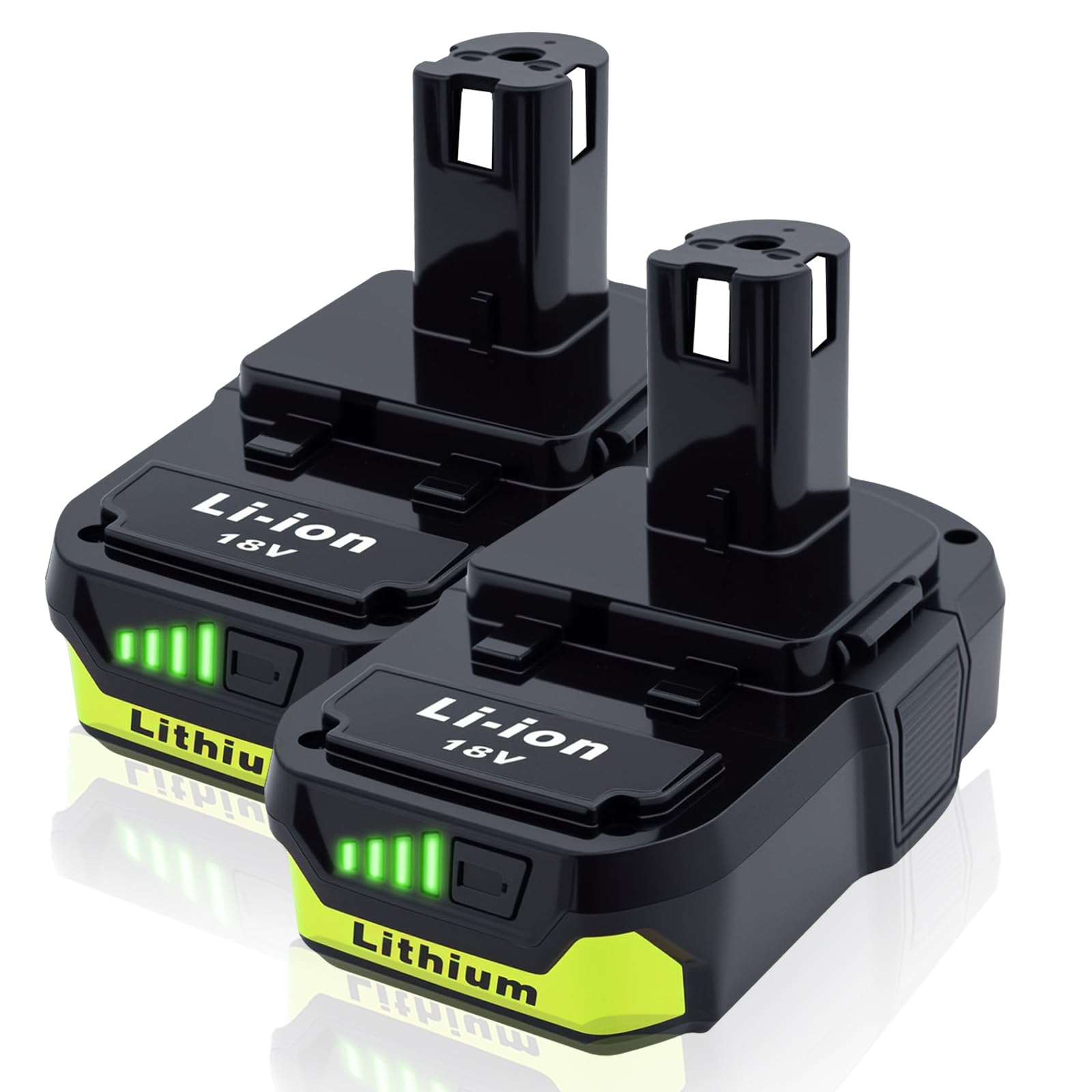 Ultraxxis 2 Pack P103 3.5Ah 18V Battery Replacement for Ryobi 18V Battery Compatible with Ryobi 18V Tools – Extended Power and Reliability