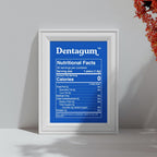 Dentagum Remineralizing Gum with Nano-Hydroxyapatite & Xylitol, 60 Pieces