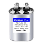 [UL Recognized] 7.5 uF MFD Capacitor ±6%, 370/440 VAC CBB65 Round Run Capacitor, Single Run Capacitor Replacement for AC Fan Motor, Condenser, Air Conditioner, Heat Pump HVAC System