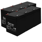 Mighty Max Battery ML5-12 - 12 Volt 5 AH SLA Battery - Pack of 6