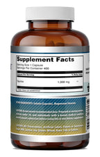 Amazing Formulas Taurine 1000 Mg | Capsules Supplement | Non-GMO | Gluten-Free | Made in USA (400 Capsules)