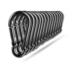 14 PCS Carabiner Clip Spring Snap Hooks - M8 3.15 Inch Heavy Duty Snap Hook Quick Link for Swing Hammock Camping Fishing Hiking, 500 lbs Capacity