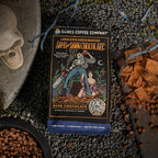 Bones Coffee Company Army Of Dark Chocolate Flavored Coffee Beans, Whole Bean Coffee Dark Roast Low Acid, Dark Chocolate Flavor (12 oz)