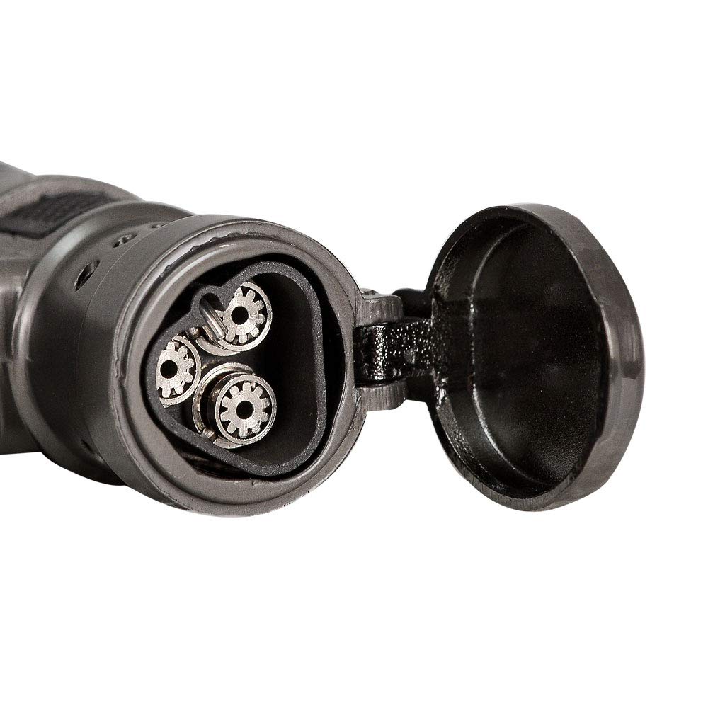 Vertigo by Lotus Cyclone Triple Torch Cigar Lighter Charcoal 3 Pack (Does Not Include Butane)