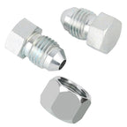 JIC 06 Hydraulic Cap and Plug Hose Tube and Pipe Fitting Kit, 37 Degree Pipe Fitting Kit Cap and Plug Kit(8 Sets）