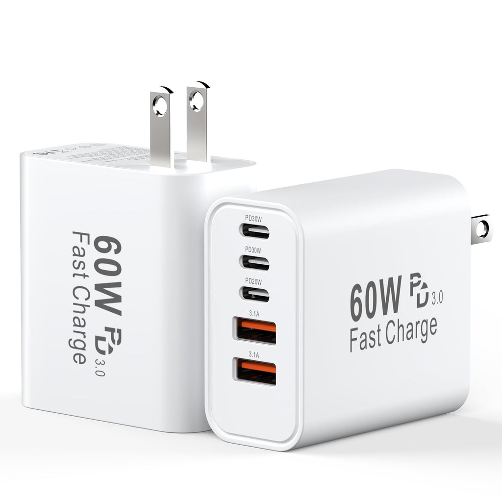 USB C Charger Block 60W iPhone 18 Pro Max Fast Charger USB Type C Wall Plug