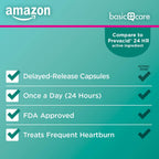 Amazon Basic Care Lansoprazole Delayed Release Capsules, 15 mg, Proton Pump Inhibitor, Treats Frequent Heartburn, 24 Hour Heartburn Medicine, 42 Count (Pack of 2)