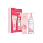The Face Shop Rice Water Bright Double Cleansing Duo Set with Ceramide, Korean Skin Care, Gentle Face Wash & Pore Control Cleansing Oil, Hydrating, Moisturizing, Vegan Facial Cleanser, Makeup Remover