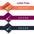 A AZURELIFE Resistance Bands,Professional Long Non-Latex Elastic Stretch Bands,Exercise Bands for Physical Therapy, Yoga, Pilates, Rehab, at-Home or The Gym Workouts, Strength Training