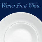 Corelle Vitrelle 18-Piece Service for 6 Dinnerware Set Triple Layer Glass and Chip Resistant, Lightweight Round Plates and Bowls Set, Winter Frost White