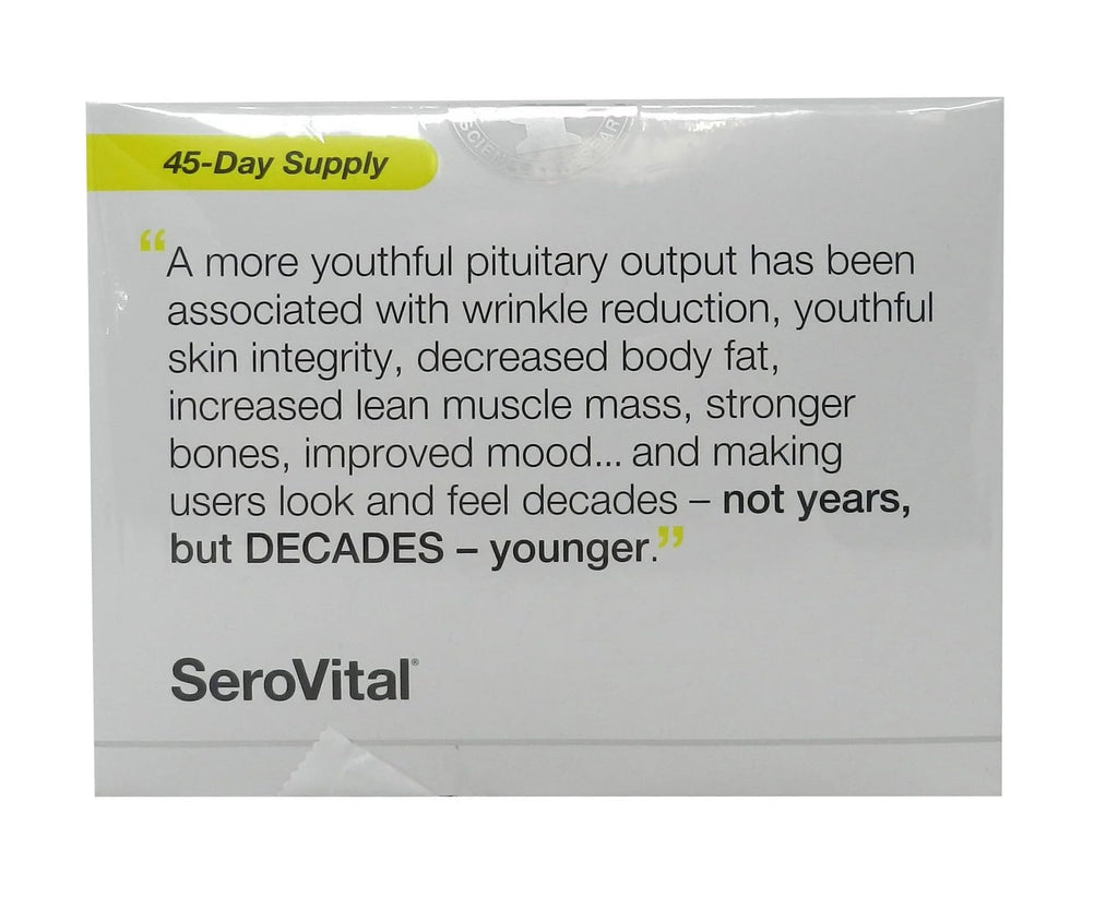 Serovital Renewal Complex - Reverse The Signs of Aging - Clinically Tested to Increase Human Growth Hormone (HGH) - 180 Capsules