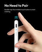 Metapen A8 Stylus Pen for iPad 2018-2026,Magnetic Attach & Palm Rejection