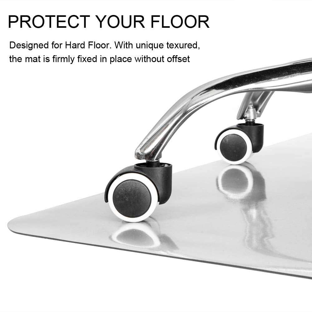 Kuyal Clear Chair mat for Hardwood Floor, 36 x 48 inches