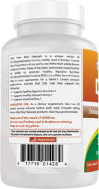 Best Naturals DGL Chewable 380 mg 180 Tablets (180 Count (Pack of 2))