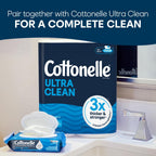 Cottonelle Fresh Care Flushable Wet Wipes, Adult Wet Wipes, 1 Refill Pack, 168 Wipes Per Pack, Packaging May Vary