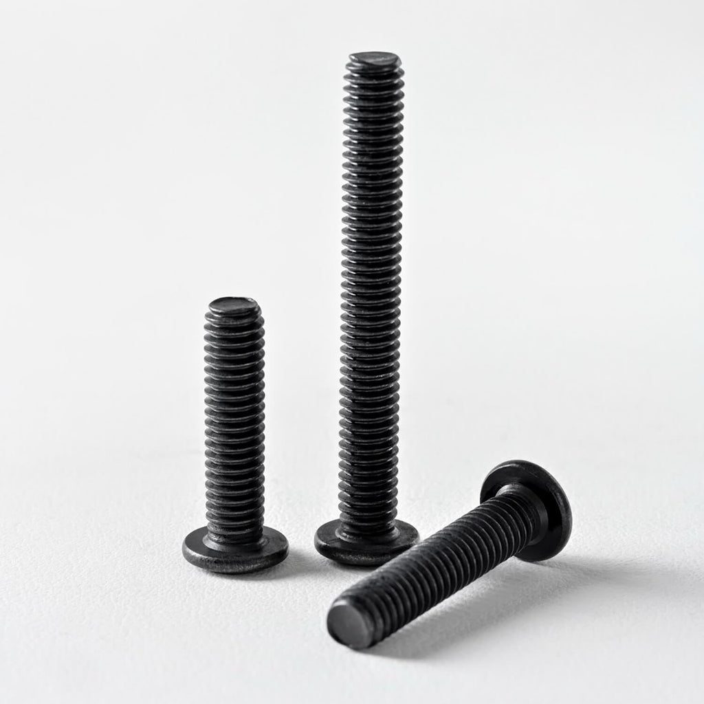 3/16-24 x 5/8" (50 Pack) Flat Head Hex Socket Cap Screws Bolts, Black Oxide 304 Stainless Steel 18-8, Hex Drive, Bright Finish, Fully Machine Thread