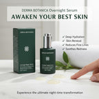 Derma Botanica Overnight Repair Serum,Derma Botanica Overnight Serum,with Multi-Molecular Hyaluronic Acid - smooth, and refresh the look of skin for a more youthful appearance. 1.76fl.oz(1pc)