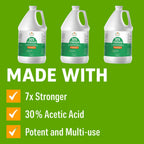 30% Vinegar Concentrated White Vinegar Industrial-Grade (2 Gallon(256 oz)
