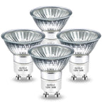 BOGAO Halogen Bulb 50 Watt GU10 120V NP5 Replacement Bulb for Candle Warmer, Scent Wax Burner, Fragrance Melt, Warming Bulb JDR Dimmable, Warm White 2700K Pack of 4, GU10-50W-4