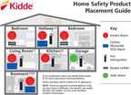 Kidde 21026063 AC Hardwired Smoke Detector Alarm with 9V Back up and Front Load Battery Door, White