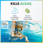 Polyquat 60 Algaecide for Swimming Pool 32 oz, High Concentrate Algaecide 60 for Inground Pool and Above Ground, Professional Grade Polyquat 60 Treatment for Clear Water Care