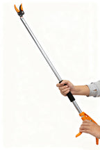 3.5 ft (1.0m) Cut & Tree Trimmer for Precision Gardening Pruning & Fruit picking, 40 in Long Reach Pruning Shears - Lightweight Aluminum Rust-Resistant Picker, Branch Bypass Loppers(1/4" Max Cut)