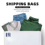 POLYSELLS 1000 pcs 10x13 Inches White x Silver Poly Mailers Shipping Envelopes, Strong Adhesive Sealing, Waterproof, and Tear-resistant Postal Mailing Bags for Clothing and Accessories