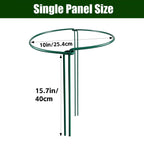 Thealyn 10 Pack Plant Support Stakes, 10" x 16" Peony Cages and Supports