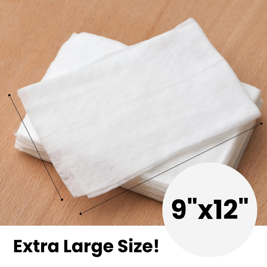 HCS Extra Large Adult Wipes - Elderly, Incontinence - (288) Body Wipes for Adults, Bathing, No Rinse - Cleansing Bath Wipe, Shower - Wet Disposable Washcloths, Aloe, Unscented - 9"x12", 6 Packs of 48