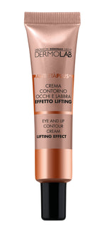 DERMOLAB Eye and Lip Contour Cream with Lifting and Anti-Sagging Effect for Mature Skin 15 ml (0.5 Fl Oz), 1 unit - Made in Italy
