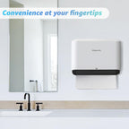 DUTYWORKS Multifold Paper Towel Dispenser Wall Mount, White